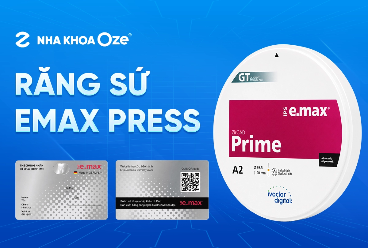 Răng sứ Emax Press