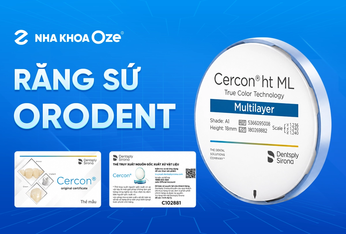 Răng sứ Orodent
