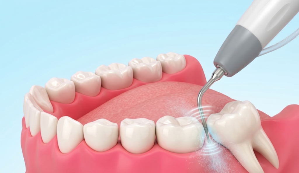 Nhổ răng khôn bằng máy Piezotome